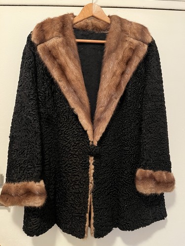 Manteau fourrure véritable - fourrure,