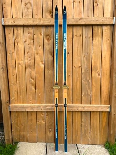 Vintage wooden long - wooden, 77"