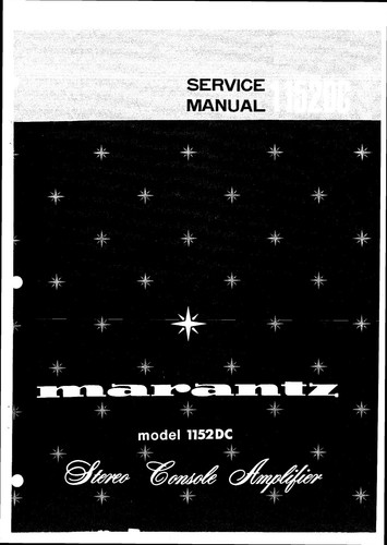 Manuel service pour marantz - manuel, de