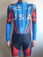 Combinaison cycliste Biemme Shimano USA cycle spandex skinsuit XS