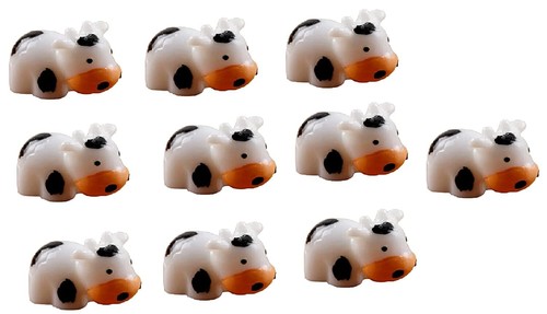 Résine petit mignon vache - résine,