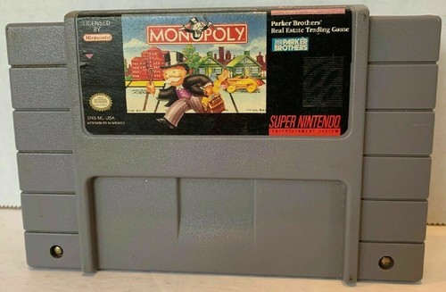 Monopoly snes super nintendo - snes,