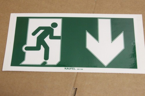 Sticker sortie de secours - 1x,