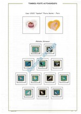 Album timbres à imprimer soi-même - FRANCE Timbres adhésifs de 1990 à 2025