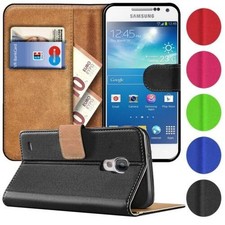 Portefeuille Coque pour samsung Galaxy S4 Mini Portable Livre Étui à Rabat Étui