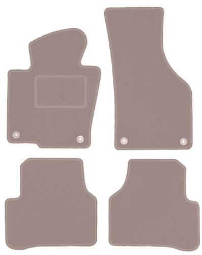 Tapis sol velours beige - sol, en