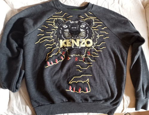 Pull kenzo tigre gris - tigre, taille