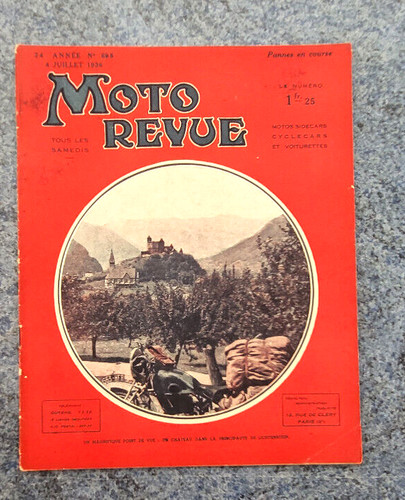 Moto revue 695 juillet - revue, 1936