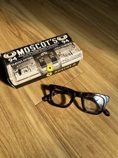 LUNETTES DE SOLEIL MOSCOT FRITZ CLIPTOSH 44 27-148 MARRON AVEC ÉTUI d'occasio...