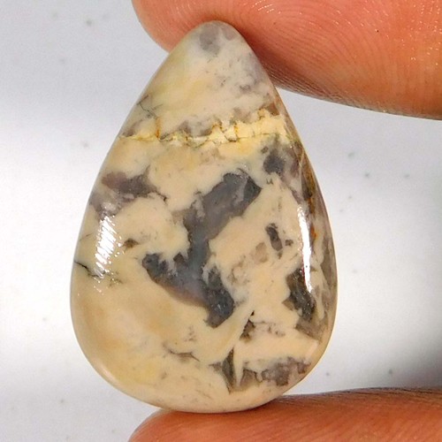 Cabochon poire jaspe - cabochon, de