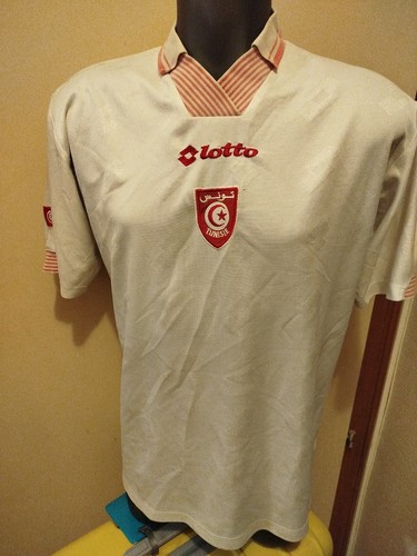 Maillot foot ancien tunisie - maillot,