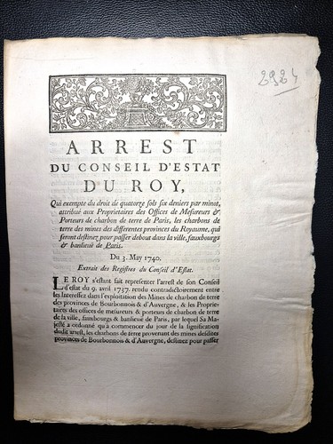 Arrest conseil estat - d'estat, roy