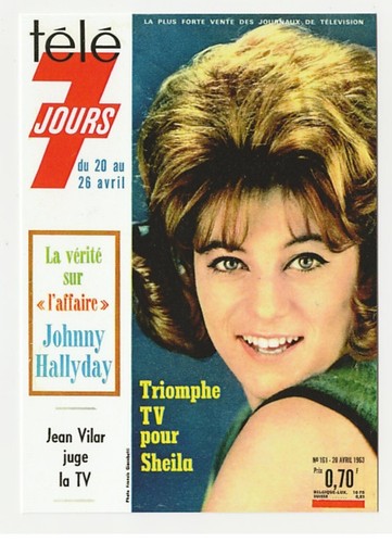 Sheila carte postale tel - n°,