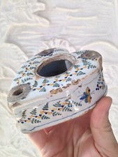 Ancien encrier faïence