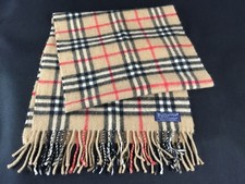 Écharpe 100 % cachemire BURBERRYS of London Vintage excellent état