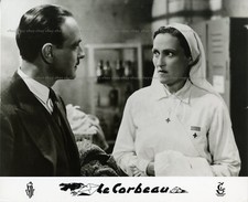 *Pierre Fresnay Henri-Georges Clouzot Le corbeau Photo vintage cartoline