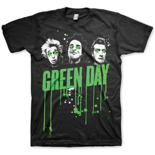 Green day drips rock - green, music