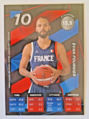 Evan fournier carte slam - fournier,