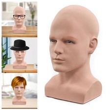 Homme Mannequin Tête Tête Buste Professionnel Montrer Tête pour Chapeau