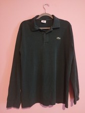 Pull fin Lacoste Vert taille M en superbe état - Authentique 