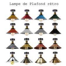 Plafonnier rétro Plafonnier industriel de style vintage pour salon