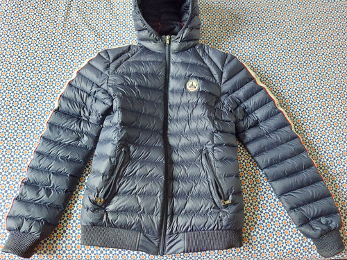 Doudoune bleu marine avec - doudoune,