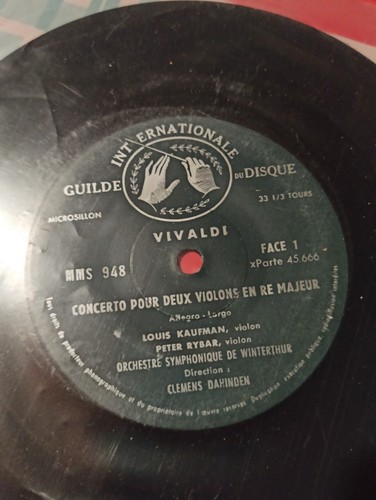 Disque vinyle 33t 25cm - disque,