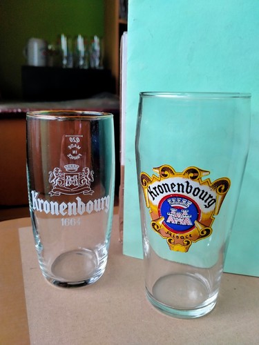 Verres biére kronenbourg - 2,