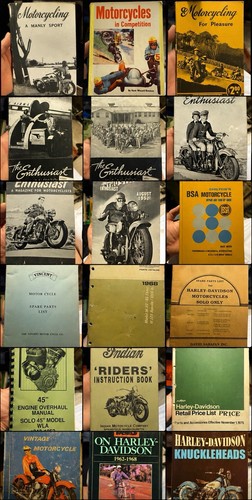 Lot vintage motorcycle - lot, 18