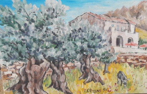 Peinture corse signé - peinture,