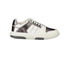 TOMMY HILFIGER Baskets Femme Blanc Argent Tg 36