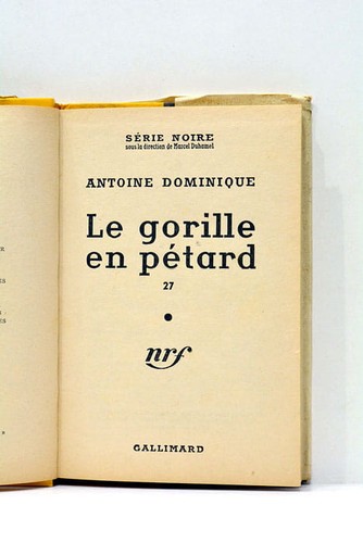 Gorille pétard antoine - le,