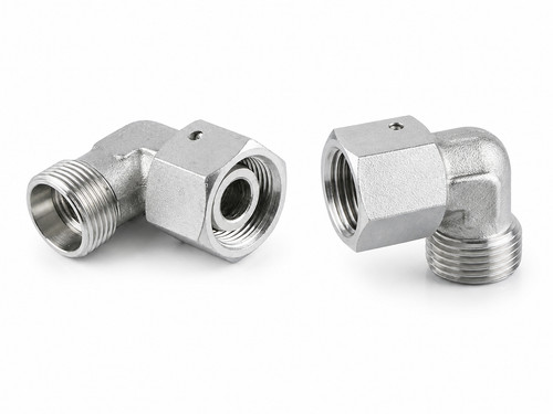 Raccord coudé hydraulique