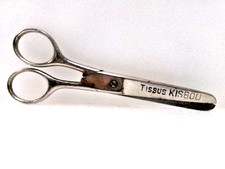 Ciseau publicitaire : " Tissus KISBOU "