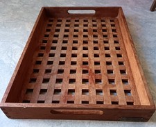 Vintage Denmark 70/80s beau plateau en teck TRIP TRAP design Jens Quistgaard Cxx