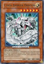 YU-GI-OH CYBER BARRIER DRAGON 1ST ED SILVER RARE (SHORT PRINT) N/MINT DP04-EN002
