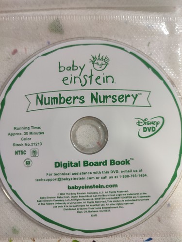 Baby einstein dvd nombres - einstein,