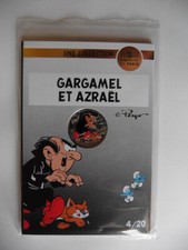 PIECE DE 10 EUROS ARGENT COLORISEE - SCHTROUMPF  - GARGAMEL ET AZRAEL -2020 NEUF
