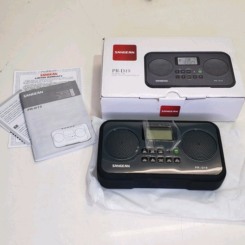 Sangean d19bk stereo am - pr-d19bk, fm