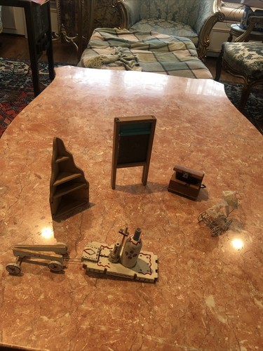 Lot vintage doll furniture - lot,