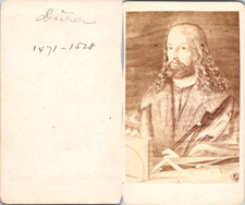 Albrecht Dürer, peintre allemand Vintage CDV albumen carte de visite - Albrecht 