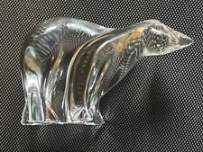 Ours en cristal Saint-Louis - Joli sujet moderne 1680g