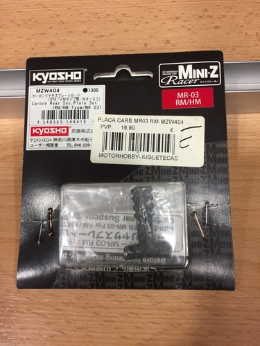 Kyosho mini plaque - kyosho, carbone