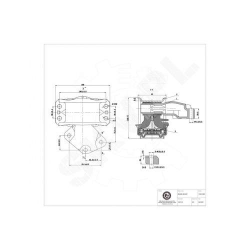 Support moteur droit pour - support,