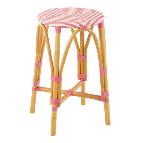 Tabouret bar rotin - de, en