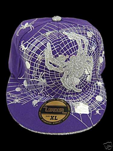 purple-flat-bill-fitted-cap