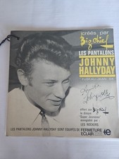 COLLECTOR JOHNNY HALLYDAY DISQUE SOUPLE PUB BIG CHIEF EXCEL