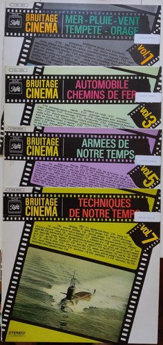 Vinyle bruitage cinéma - bruitage, de
