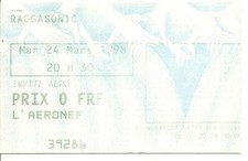 RARE / TICKET BILLET DE