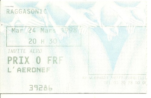 Rare ticket billet - billet, de